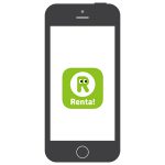 Renta!(レンタ)のスマートフォンアプリの機能・使い方